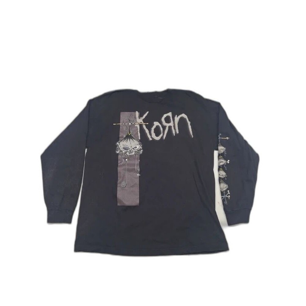 Vintage Korn Shrunken Heads Long sleeve Shirt Giant Band tee